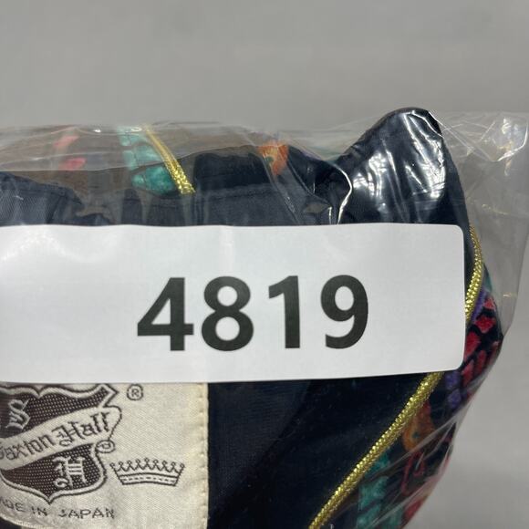 Saxton Hall Jacket Women 8 Velvet Black Embroidered Japan‎ Boho Kodachcore - Picture 11 of 11